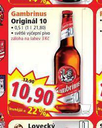Norma Pivo gambrinus nabídka