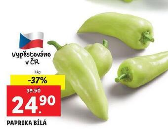 Lidl Paprika bílá nabídka