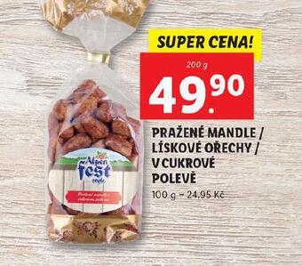Lidl Lískové ořechy v cukrové polevě nabídka