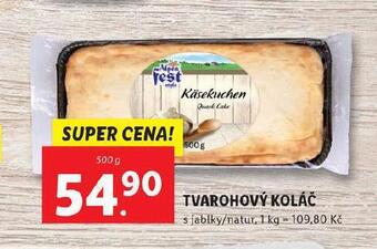 Lidl Tvarohový koláč nabídka