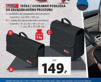 Lidl Taška / ochranná podložka do zavazadlového prostoru nabídka
