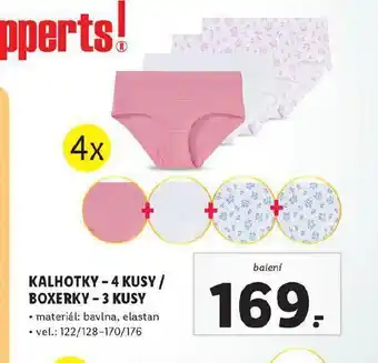 Lidl Kalhoty / boxerky nabídka