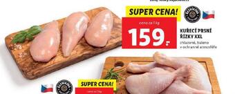 Lidl Kuřecí prsní řízky xxl nabídka