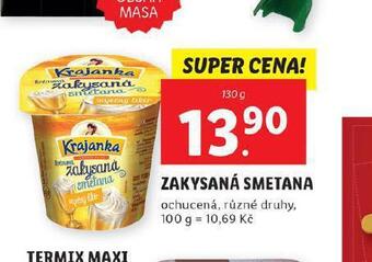 Lidl Zakysaná smetana nabídka
