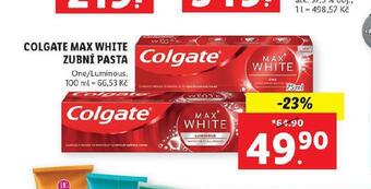 Lidl Colgate max white zubní pasta nabídka