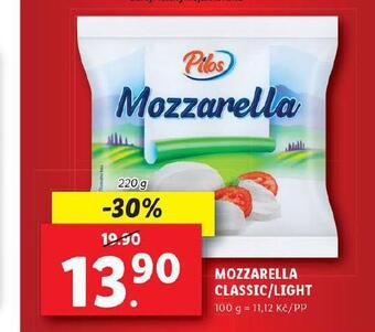Lidl Mozzarella nabídka