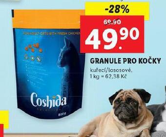 Lidl Coshida granule pro kočky nabídka