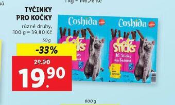 Lidl Coshida tyčinky pro kočky nabídka