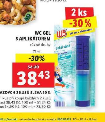 Lidl Wc gel s aplikátorem nabídka