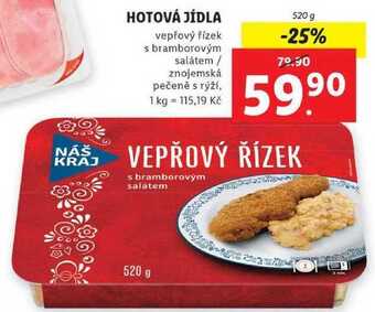 Lidl Hotová jídla, 520 g nabídka