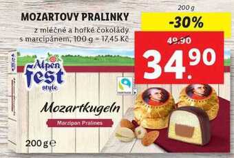 Lidl Mozartovy pralinky, 200 g nabídka