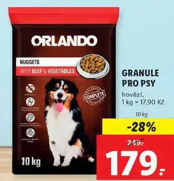 Lidl Granule pro psy, 10 kg nabídka