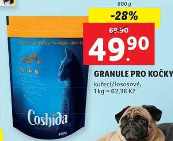 Lidl Granule pro kočky, 800 g nabídka