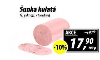 ZEMAN Šunka kulatá tř. jakosti: standard, 100 g nabídka