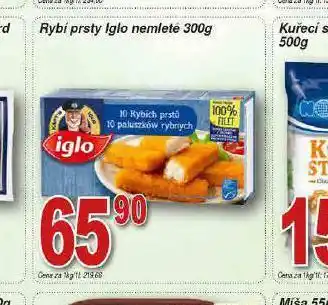 Lidl Rybí prsty iglo nemleté nabídka