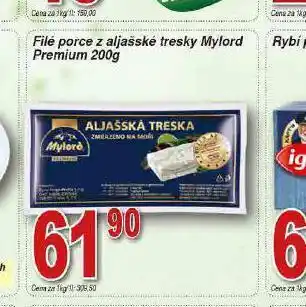 Lidl Filé porce z aljašské tresky mylord nabídka