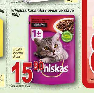 Lidl Whiskas kapsičky pro kočky nabídka