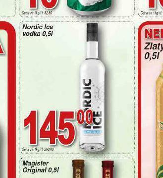 Lidl Nordic ice vodka nabídka