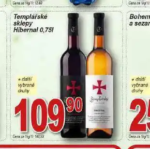 Lidl Templářské sklepy hibernal nabídka