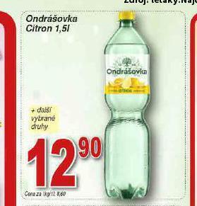 Lidl Ondrášovka citron nabídka