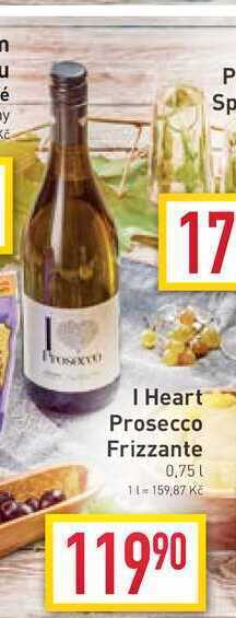 Billa I heart prosecco frizzante 0,75l nabídka