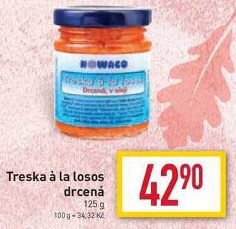 Billa Treska à la losos drcená 125 g nabídka