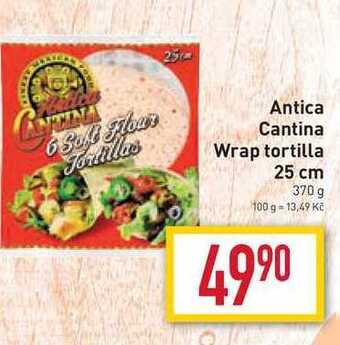 Billa Antica cantina wrap tortilla 25 cm 370 g nabídka