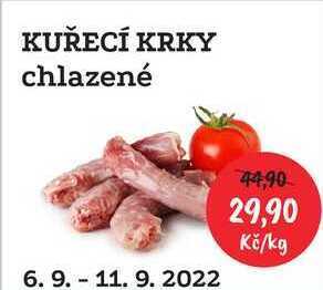 RABBIT řeznictví Kuřecí krky, 1 kg nabídka
