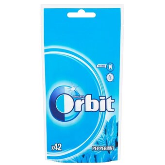Wrigley's orbit žvýkačky bez cukru s příchutí peppermintu