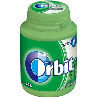 Wrigley's orbit žvýkačka bez cukru s mátovou příchutí dóza