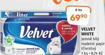 Coop Velvet toaletni papir 8ks nabídka