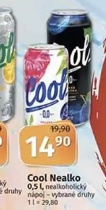 Cool nealko 0,5 l, vybrané druhy