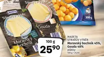 Coop Moravský bochník 45%, gouda 48% plátky 100 g nabídka