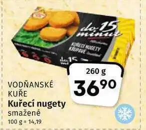 Coop Vodňanské kuře kuřecí nugety smažené 260g nabídka