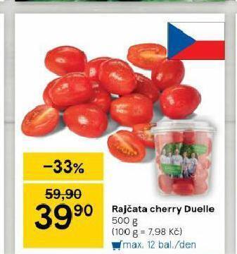Tesco Rajčata cherry duelle nabídka