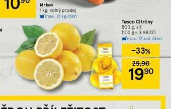 Tesco Citrony nabídka
