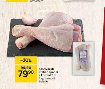Tesco Krůtí stehno spodní s kostí a kůží nabídka
