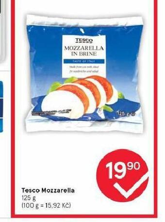 Tesco Mozzarella nabídka