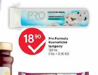 Tesco Pro formula kosmetické tampony nabídka