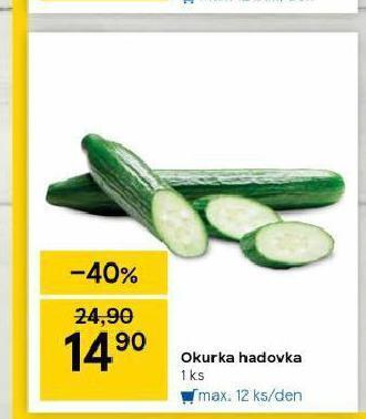 Tesco Okurka hadovka nabídka