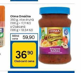Tesco Otma omáčka nabídka