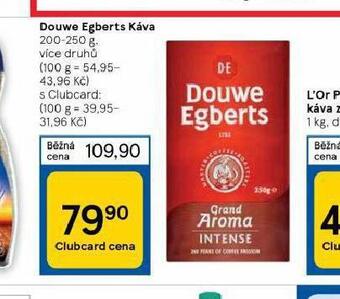 Tesco Douwe egberts káva nabídka