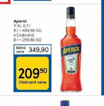 Tesco Aperol nabídka