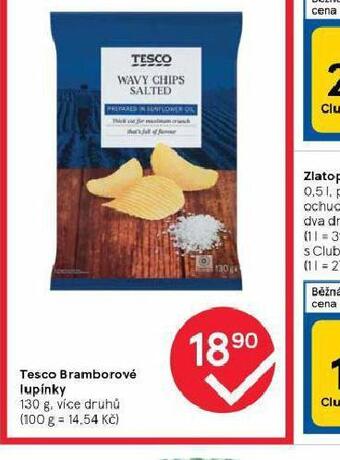 Tesco Tesco bramborové lupínky nabídka