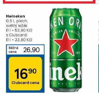 Tesco Pivo heineken nabídka