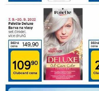 Tesco Palette deluxe barva na vlasy nabídka