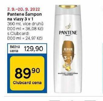 Tesco Pantene šampon nabídka