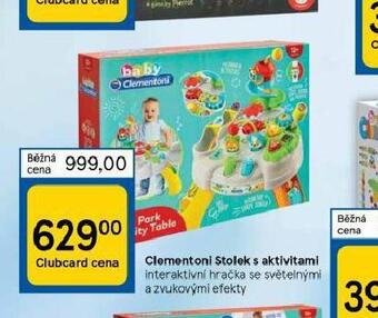 Tesco Clementoni stolek s aktivitami nabídka