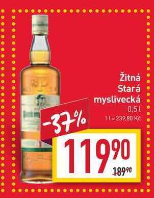Billa Žitná stará myslivecká 0,5l nabídka