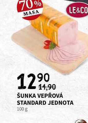 Terno Šunka vepřová standard jednota 100 g nabídka